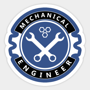 mechanical engineer, engineering t design Sticker